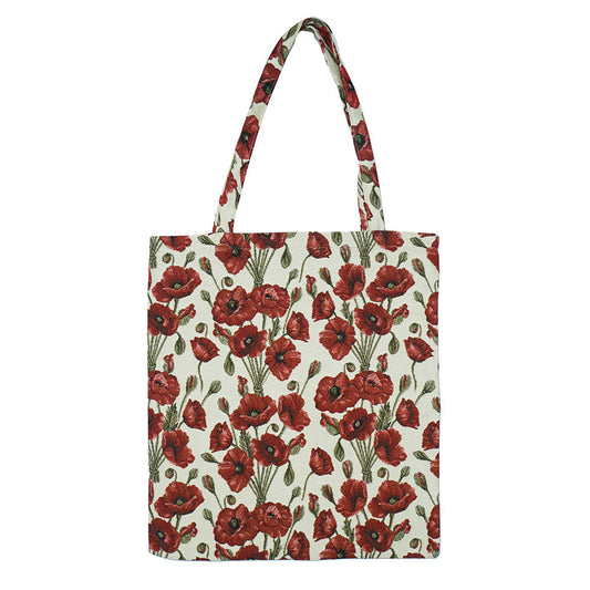 MECO-POP | POPPY MEDIUM ECO REUSABLE GROCERY TOTE BAG - www.signareusa.com