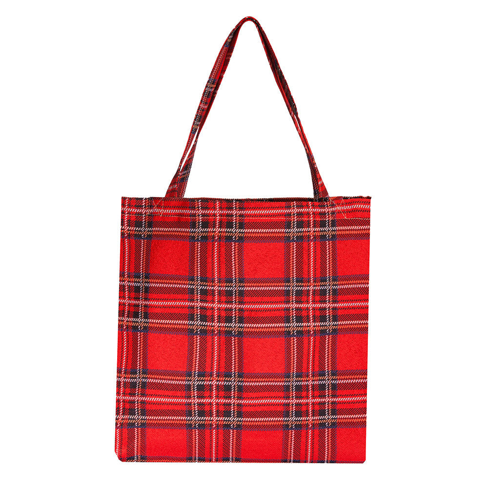 MECO-RSTT | ROYAL STEWART TARTAN MEDIUM ECO REUSABLE GROCERY TOTE BAG - www.signareusa.com