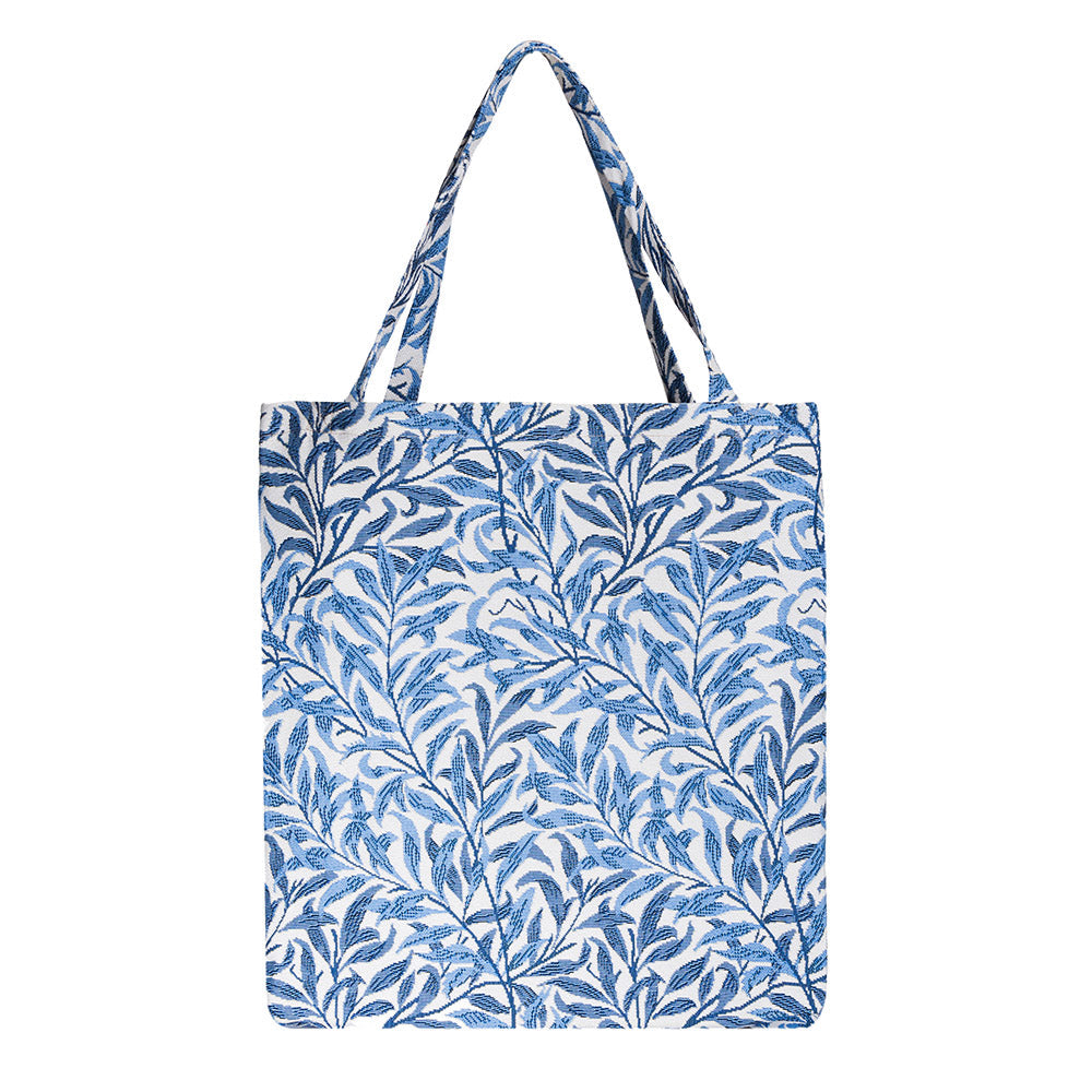 MECO-WIOW | WILLIAM MORRIS WILLOW BOUGH MEDIUM ECO REUSABLE GROCERY TOTE BAG - www.signareusa.com