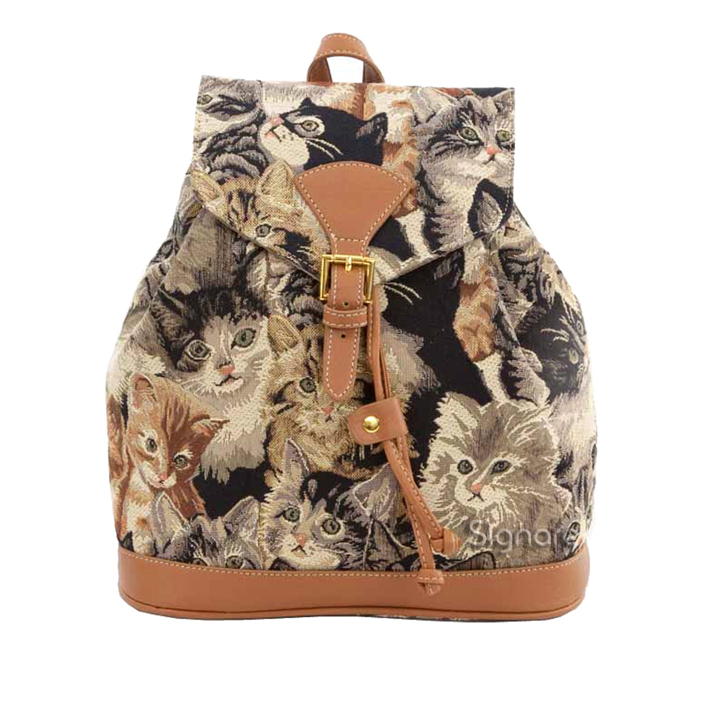 Animal Rucksack Cat Animal Design Brown Rucksack – My Signare