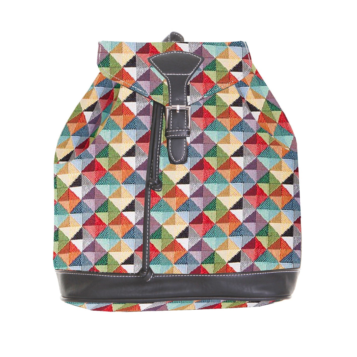 RUCK-MTRI | MULTICOLOR TRIANGLE RUCKSACK - www.signareusa.com