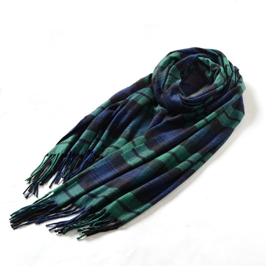 SC-TTN-BKWAT | Black Watch Tartan Plaid Scarf Shawl - www.signareusa.com