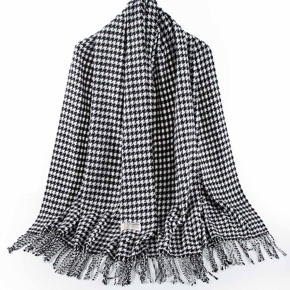 SC-TTN-HTBK | Houndstooth Tartan Plaid Scarf Shawl - www.signareusa.com