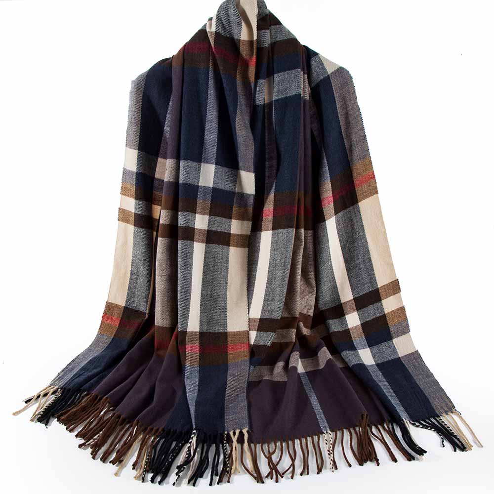 SC-TTN-LGPD | Large Plaid Tartan Plaid Scarf Shawl - www.signareusa.com