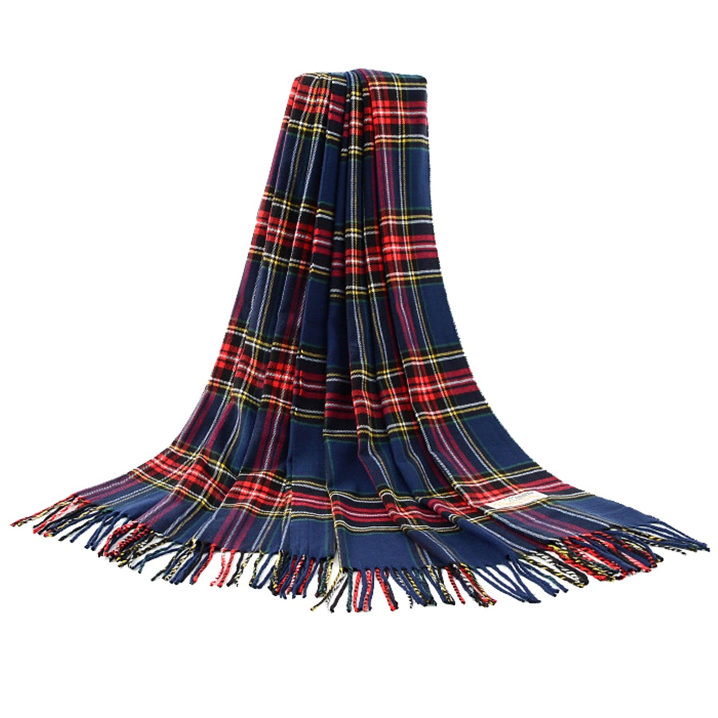 SC-TTN-NVST | Navy Royal Stewart Tartan Plaid Scarf Shawl - www.signareusa.com