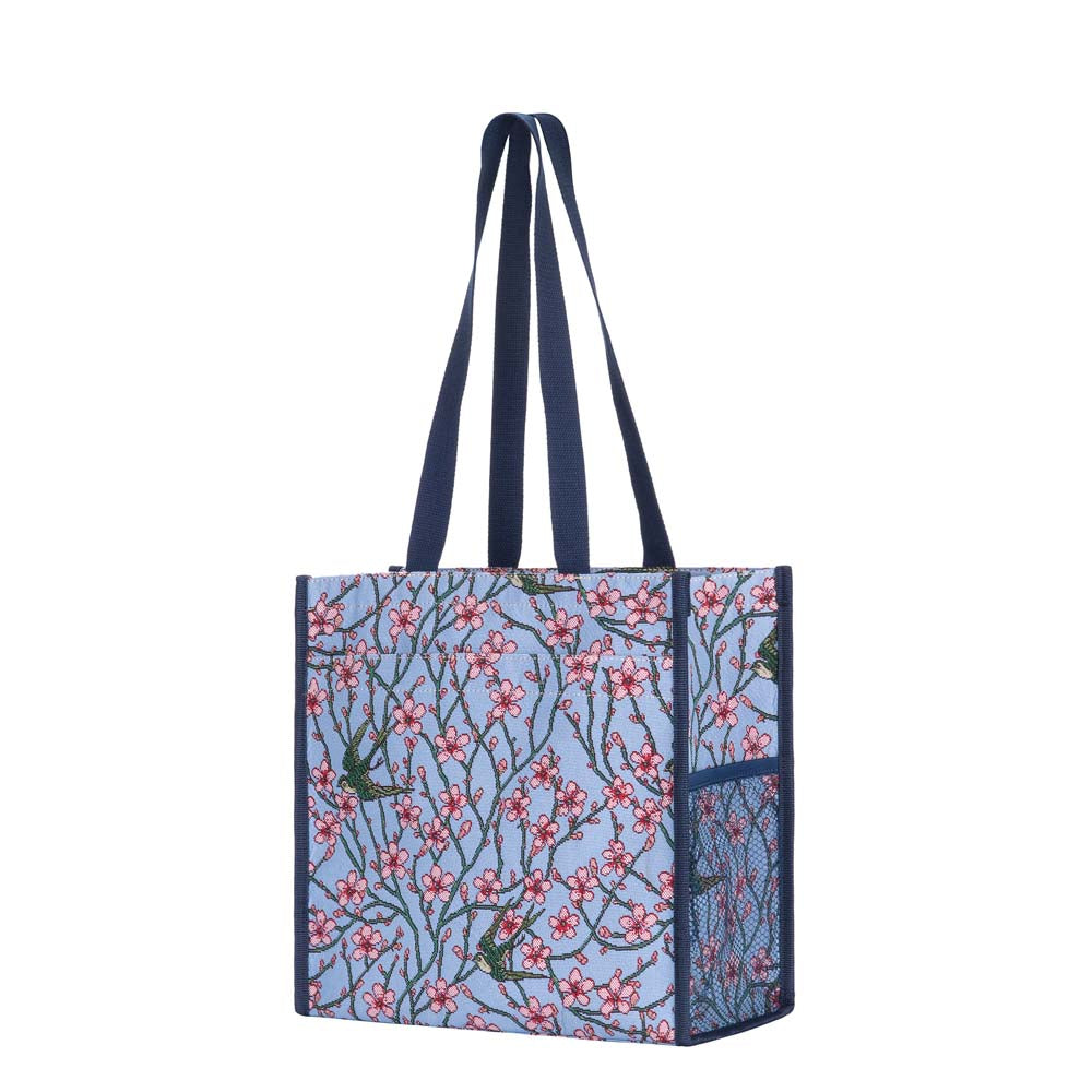 SHOP-BLOS | ALMOND BLOSSOM AND SWALLOW SHOPPER BAG - www.signareusa.com