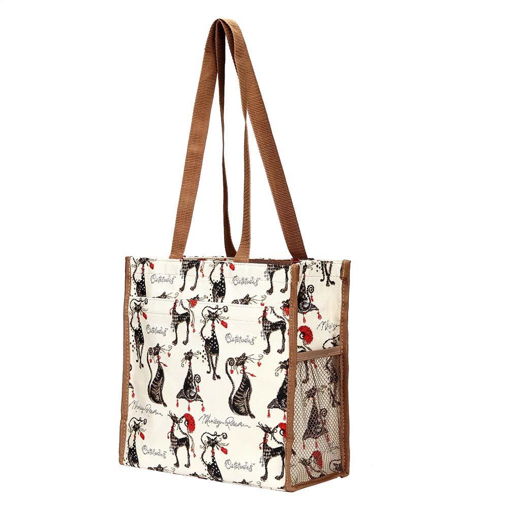 SHOP-CUDE | MARILYN ROBERTSON CATITUDES SHOPPER BAG - www.signareusa.com