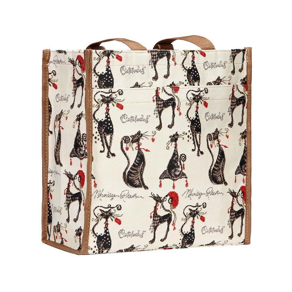 SHOP-CUDE | MARILYN ROBERTSON CATITUDES SHOPPER BAG - www.signareusa.com