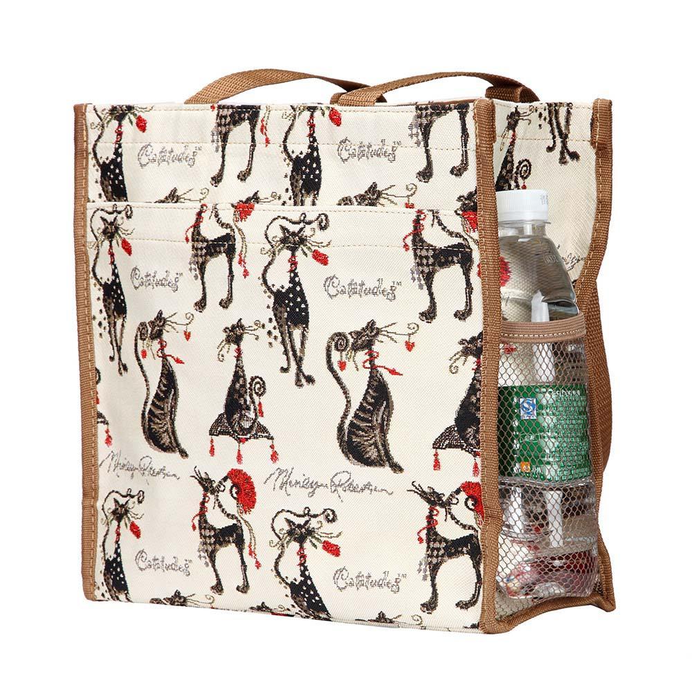 SHOP-CUDE | MARILYN ROBERTSON CATITUDES SHOPPER BAG - www.signareusa.com