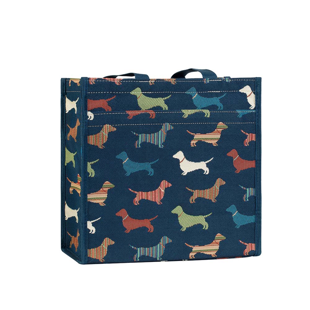 Dachshund Blue Shopper Bag