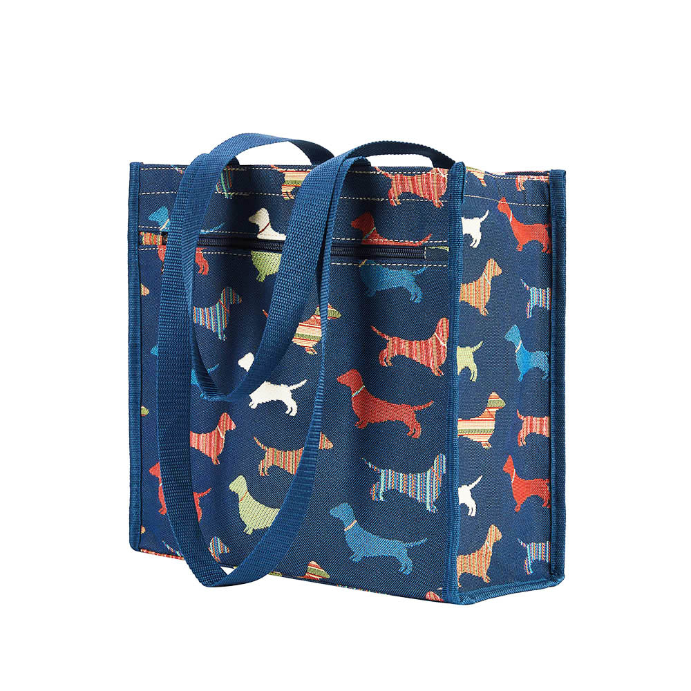 Dachshund Blue Shopper Bag