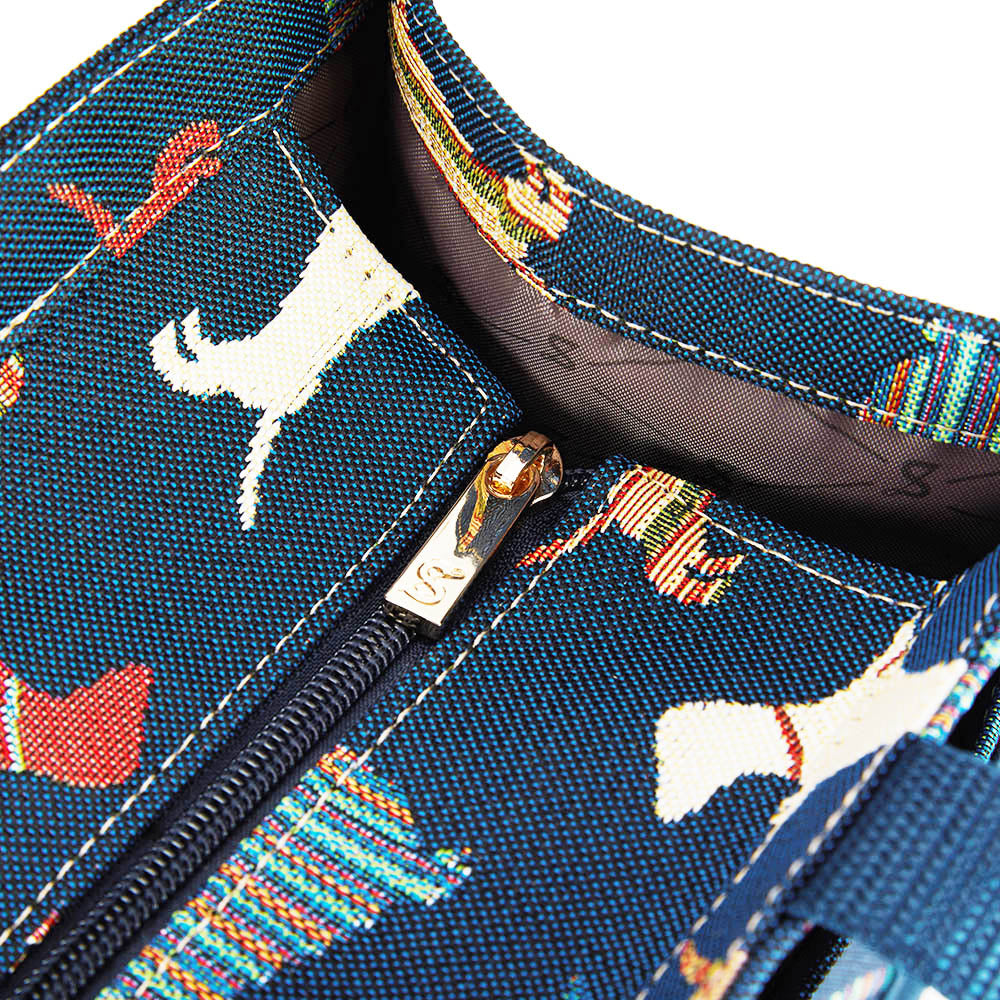 Dachshund Blue Shopper Bag