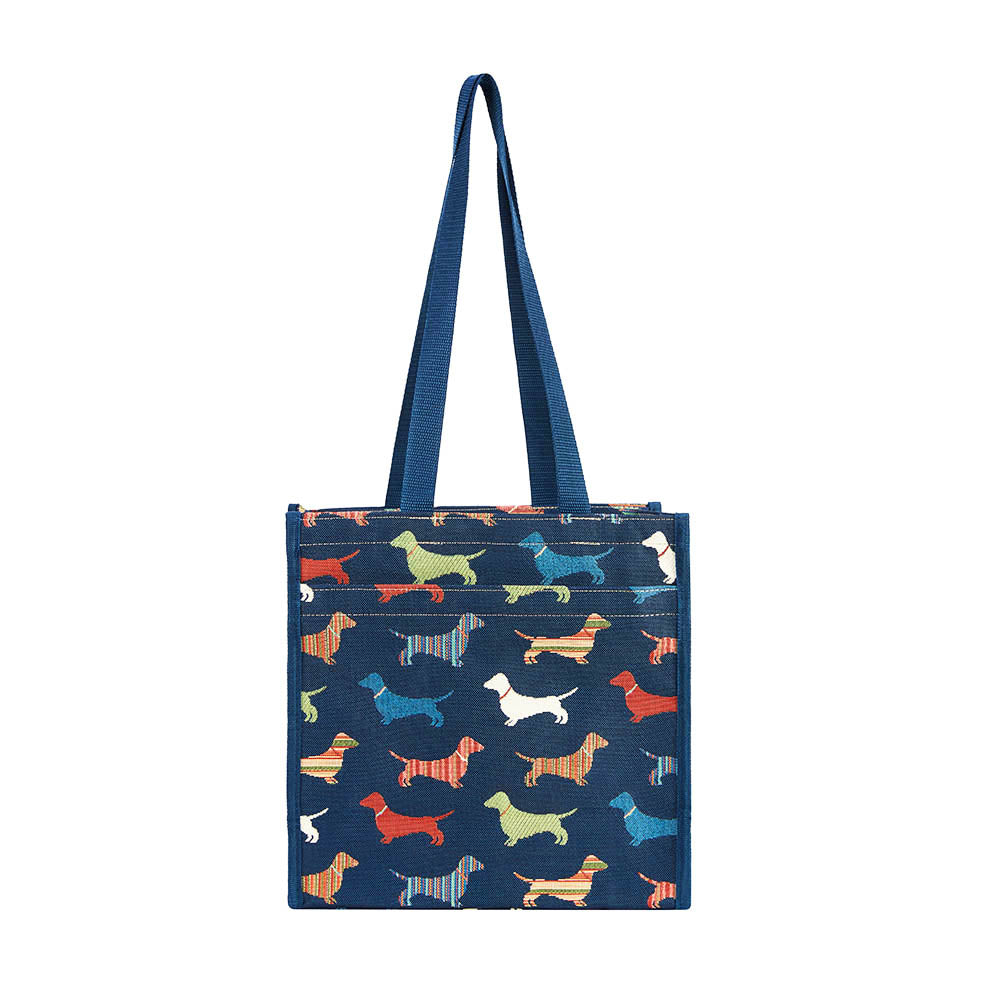 Dachshund Blue Shopper Bag