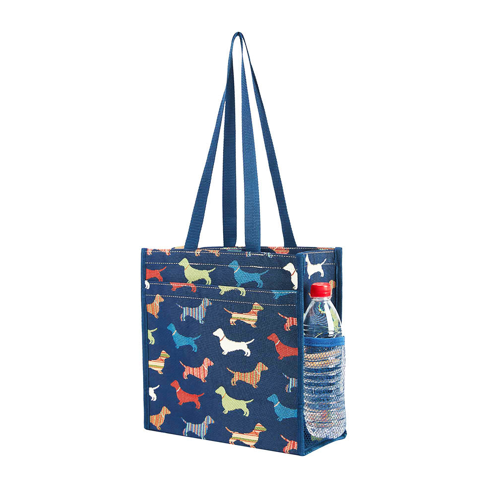 Dachshund Blue Shopper Bag