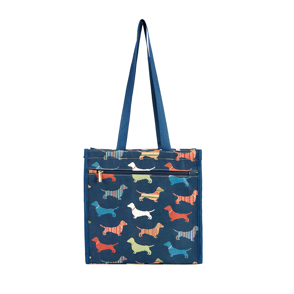 Dachshund Blue Shopper Bag