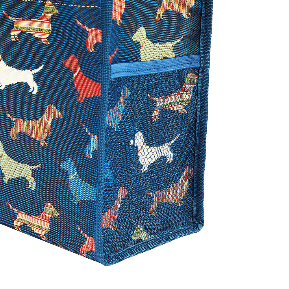 Dachshund Blue Shopper Bag