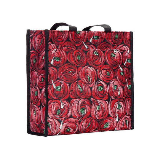 SHOP-RMTD | RENNIE MACKINTOSH ROSE AND TEARDROP SHOPPER BAG - www.signareusa.com