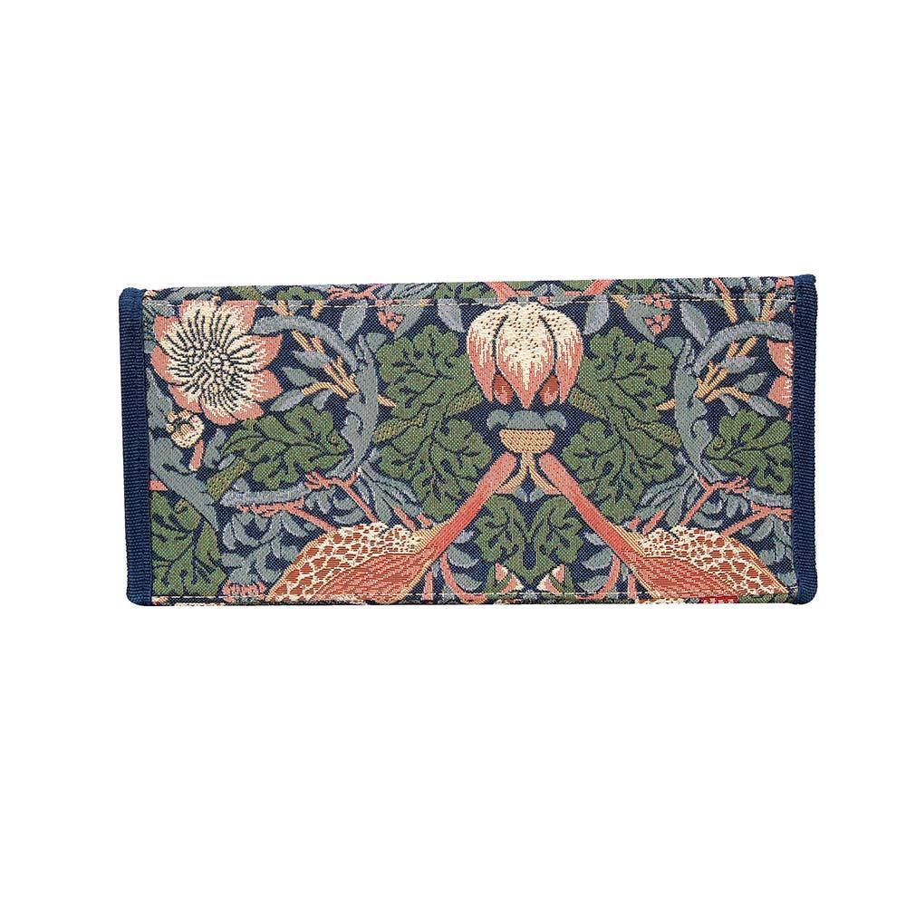 SHOP-STBL | WILLIAM MORRIS STRAWBERRY THIEF BLUE SHOPPER BAG - www.signareusa.com