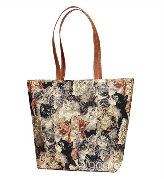 SHOU-CAT | CAT SHOULDER BAG TOTE HANDBAG - www.signareusa.com