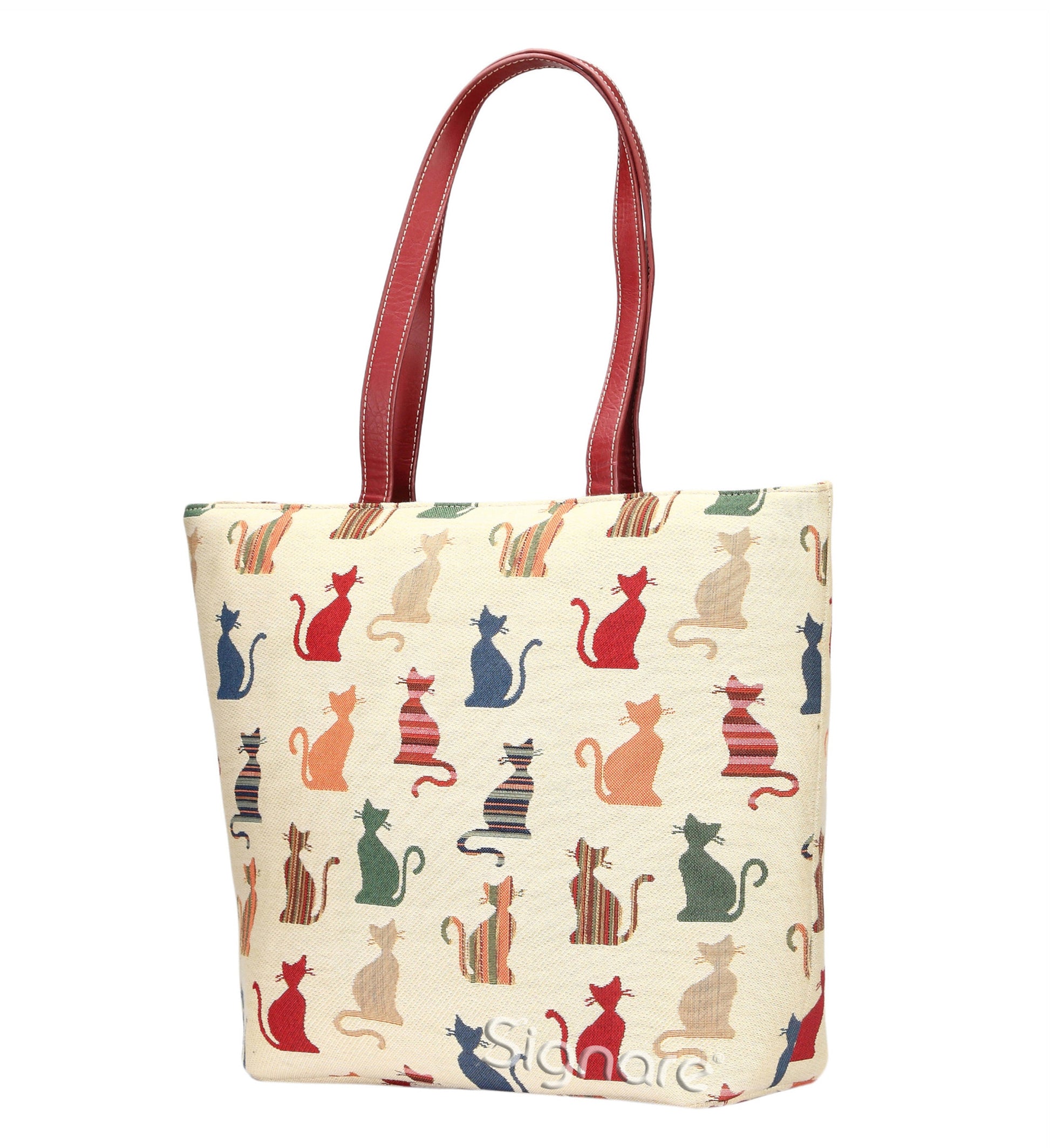 SHOU-CHEKY | CHEEKY CAT SHOULDER BAG TOTE HANDBAG - www.signareusa.com