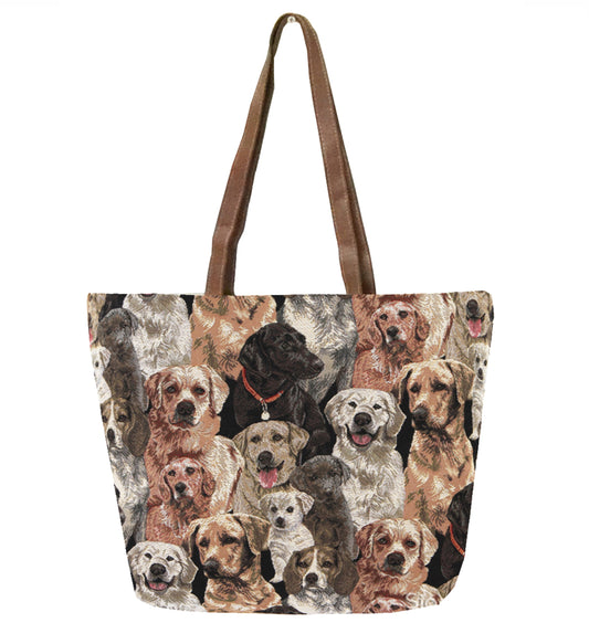 SHOU-LAB | LABRADOR DOG SHOULDER BAG TOTE HANDBAG - www.signareusa.com