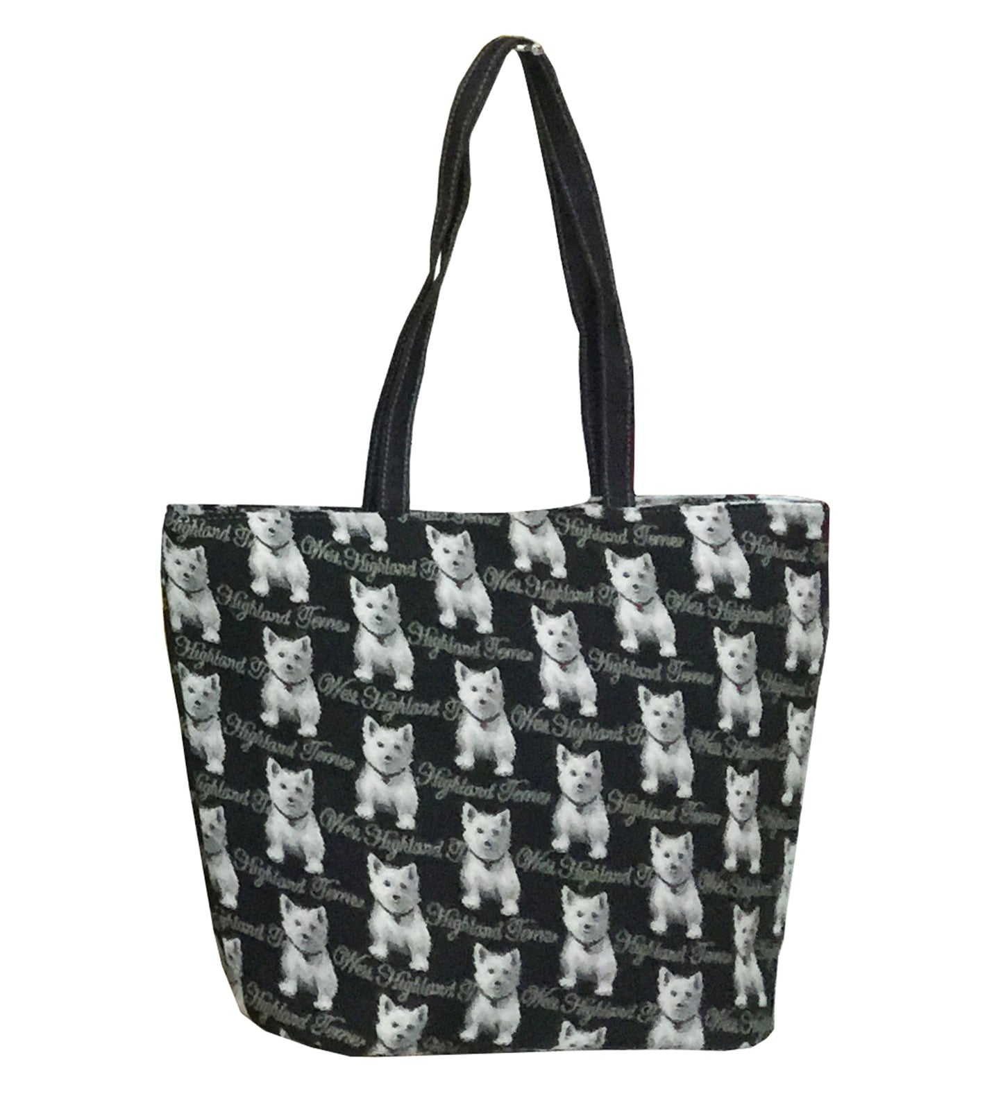 SHOU-WES | WESTIE DOG SHOULDER BAG TOTE HANDBAG - www.signareusa.com