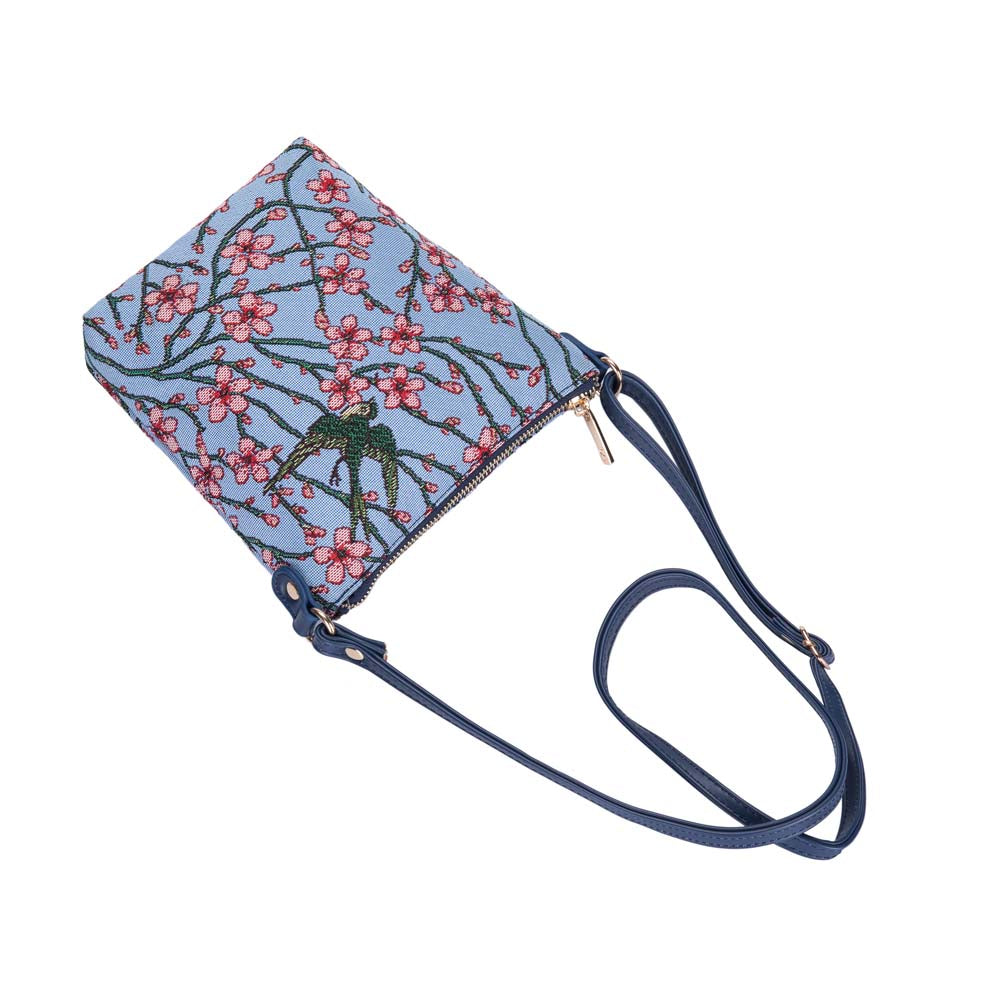 SLING-BLOS | ALMOND BLOSSO AND SWALLOW SLING BAG PURSE CROSSBODY - www.signareusa.com