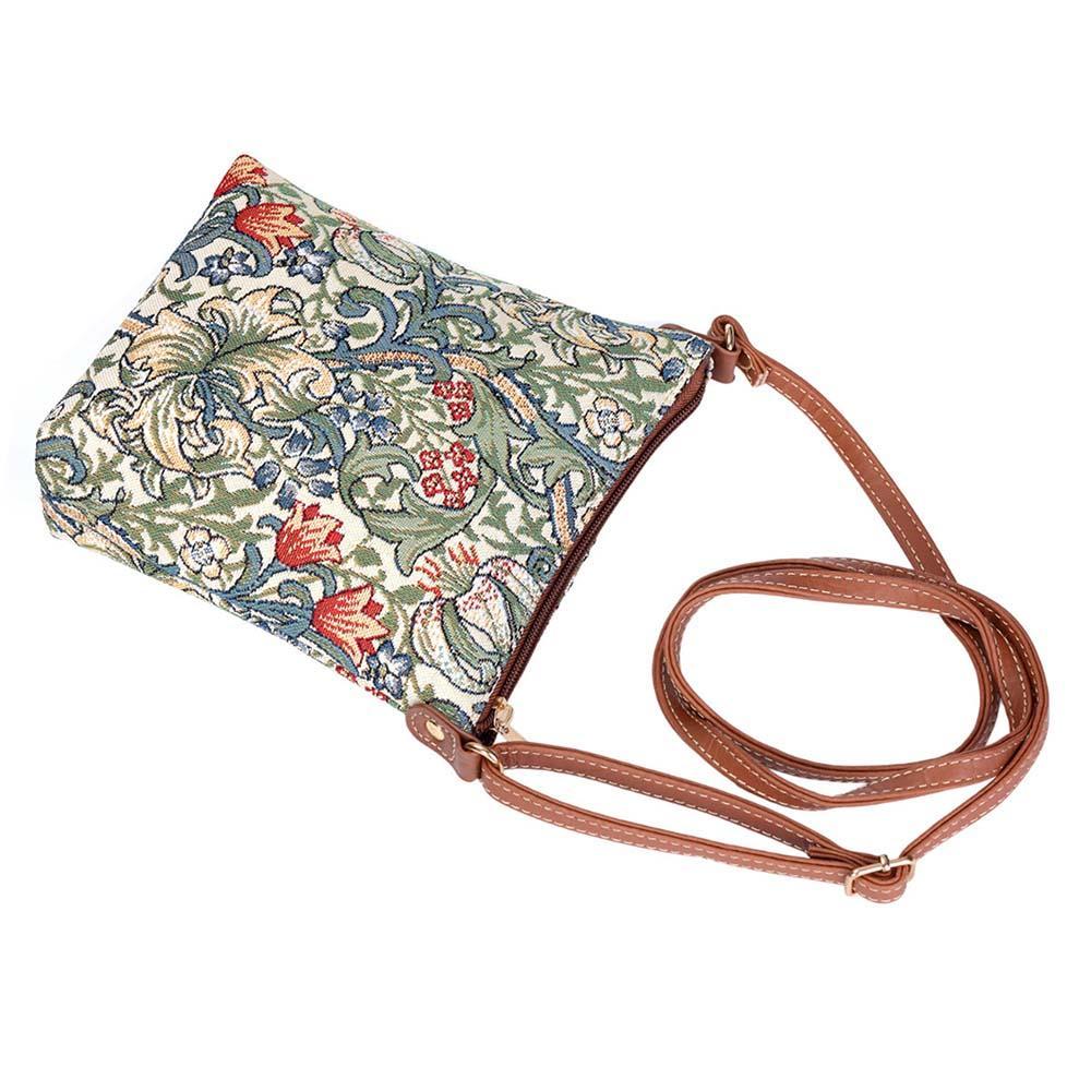 SLING-GLILY | WILLIAM MORRIS GOLDEN LILY SLING BAG PURSE CROSSBODY - www.signareusa.com