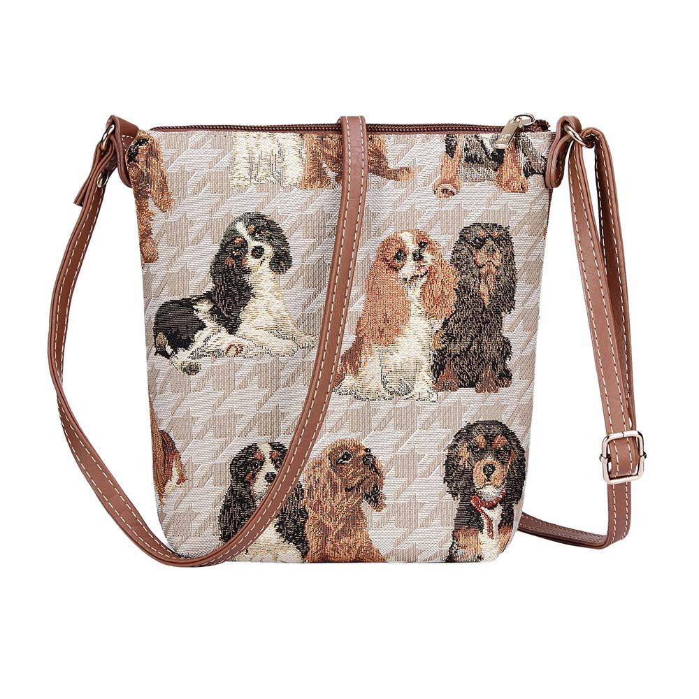 SLING-KGCS | KING CHARLES CAVALIER SPANIEL SLING BAG PURSE CROSSBODY - www.signareusa.com