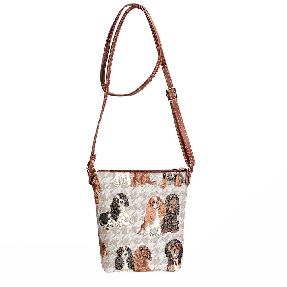 SLING-KGCS | KING CHARLES CAVALIER SPANIEL SLING BAG PURSE CROSSBODY - www.signareusa.com