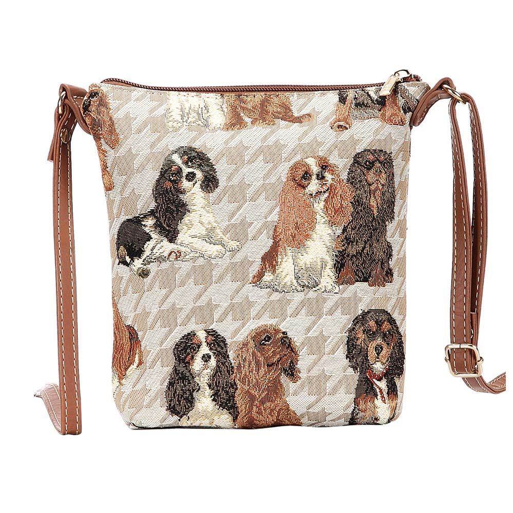 SLING-KGCS | KING CHARLES CAVALIER SPANIEL SLING BAG PURSE CROSSBODY - www.signareusa.com