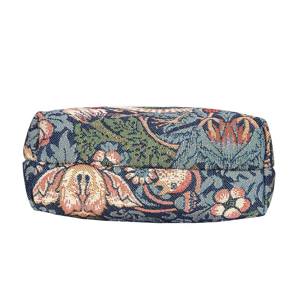 SLING-STBL | WILLIAM MORRIS STRAWBERRY THIEF BLUE SLING BAG PURSE CROSSBODY - www.signareusa.com