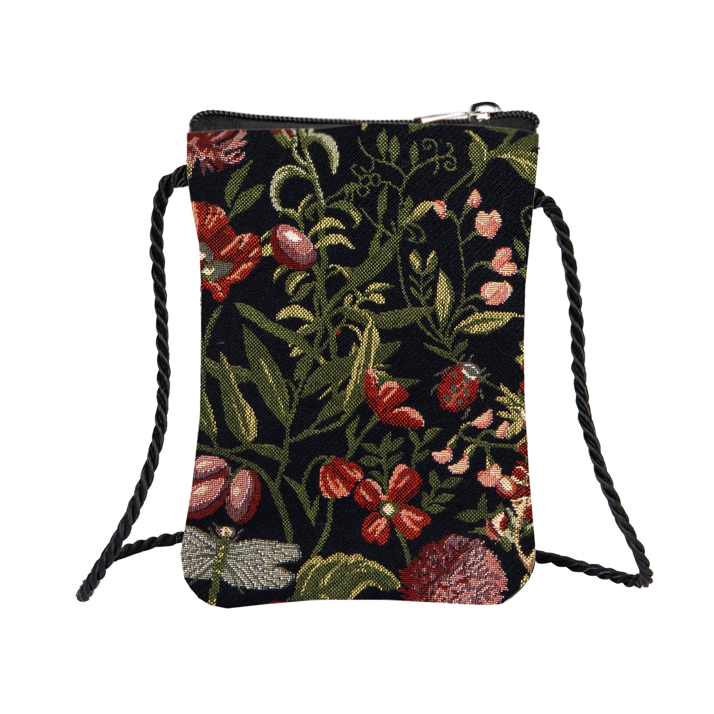 Morning Garden Black Smart Bag