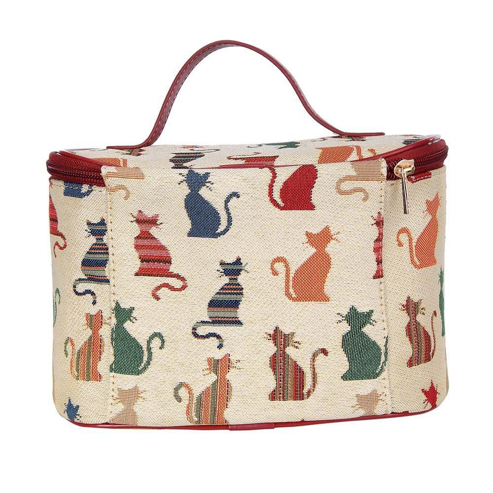 TOIL-CHEKY | CHEEKY CAT TOILETRY VANITY TRAVEL BAG - www.signareusa.com