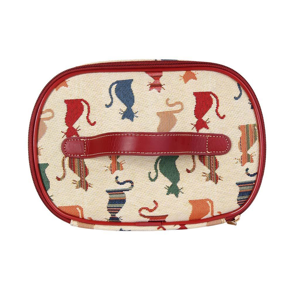 TOIL-CHEKY | CHEEKY CAT TOILETRY VANITY TRAVEL BAG - www.signareusa.com