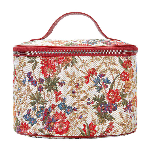 TOIL-FLMD | FLOWER MEADOW TOILETRY VANITY TRAVEL BAG - www.signareusa.com