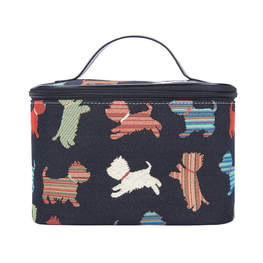 Playful Puppy Toiletry Vanity Bag