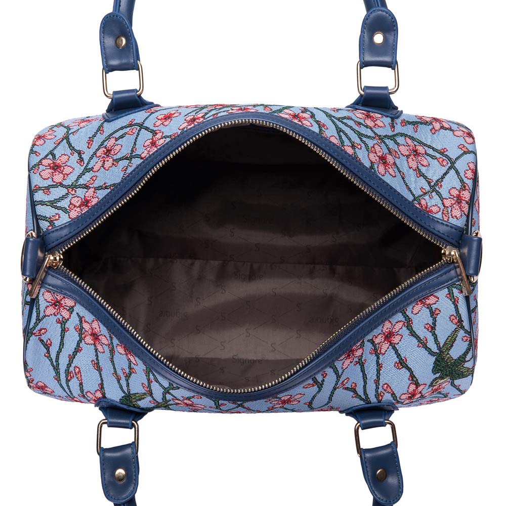 TRAV-BLOS | ALMOND BLOSSOM AND SWALLOW TRAVEL BAG WEEKEND GYM HOLDALL - www.signareusa.com