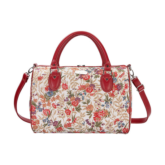 TRAV-FLMD | FLOWER MEADOW TRAVEL BAG WEEKEND GYM HOLDALL - www.signareusa.com