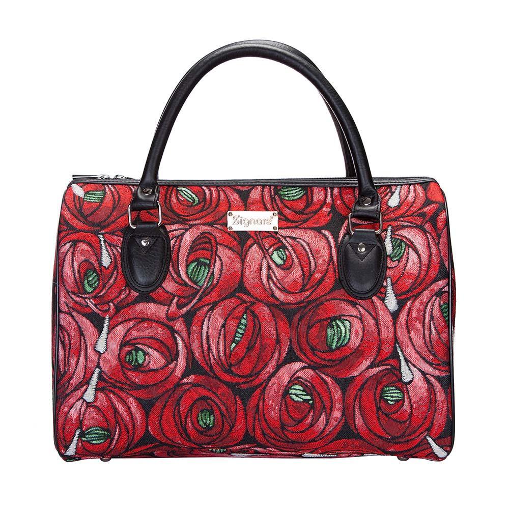 TRAV-RMTD | RENNIE MACKINTOSH ROSE AND TEARDROP TRAVEL BAG WEEKEND GYM HOLDALL - www.signareusa.com