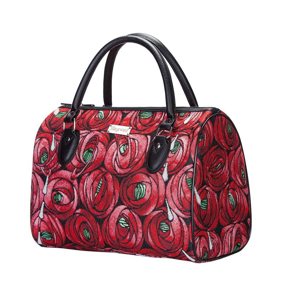 TRAV-RMTD | RENNIE MACKINTOSH ROSE AND TEARDROP TRAVEL BAG WEEKEND GYM HOLDALL - www.signareusa.com