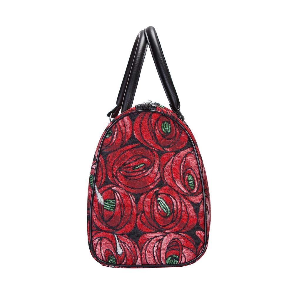 TRAV-RMTD | RENNIE MACKINTOSH ROSE AND TEARDROP TRAVEL BAG WEEKEND GYM HOLDALL - www.signareusa.com