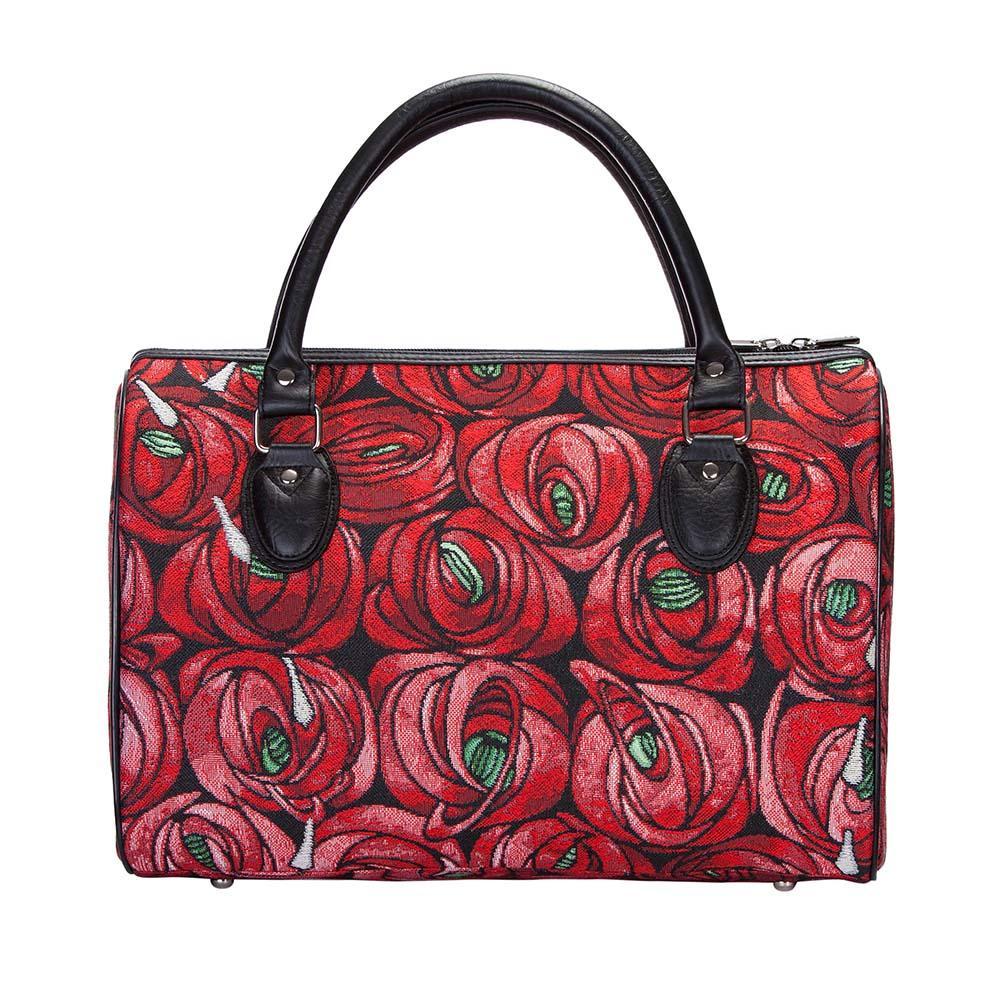 TRAV-RMTD | RENNIE MACKINTOSH ROSE AND TEARDROP TRAVEL BAG WEEKEND GYM HOLDALL - www.signareusa.com