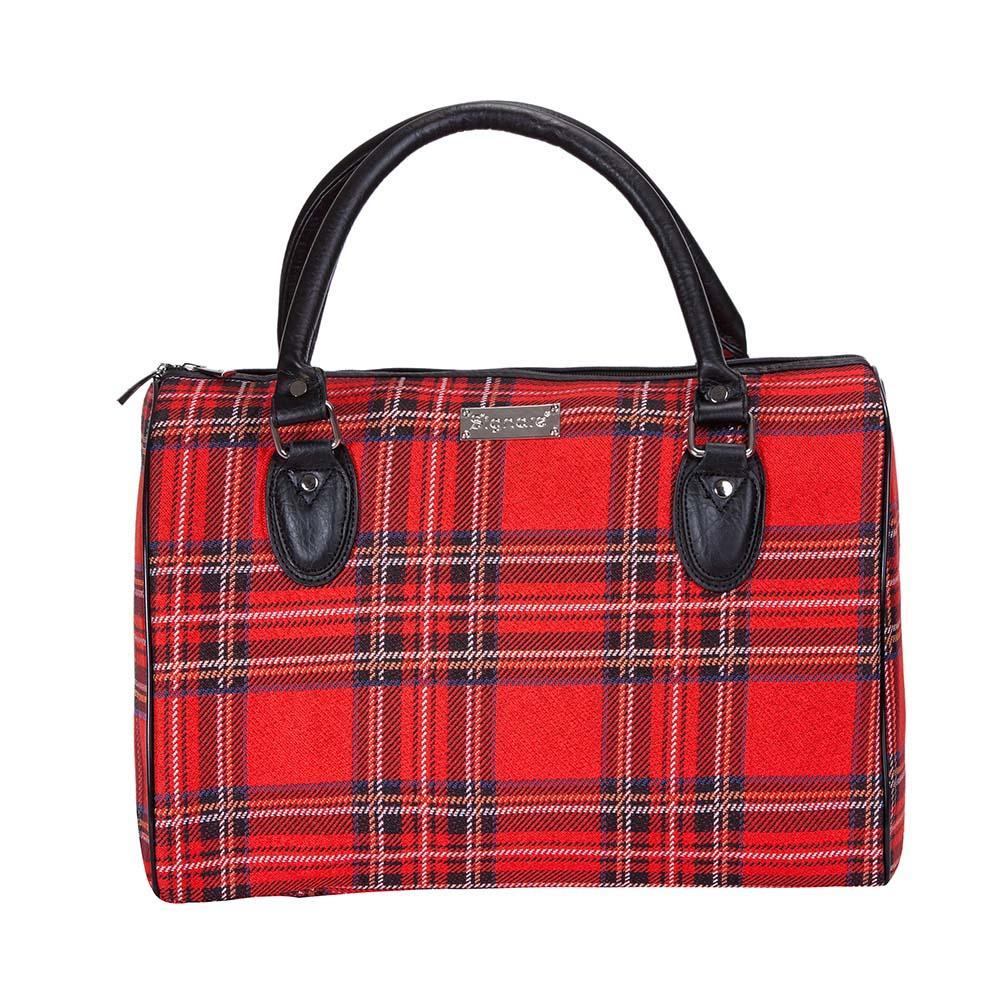 TRAV-RSTT | ROYAL STEWART TARTAN TRAVEL BAG WEEKEND GYM HOLDALL - www.signareusa.com