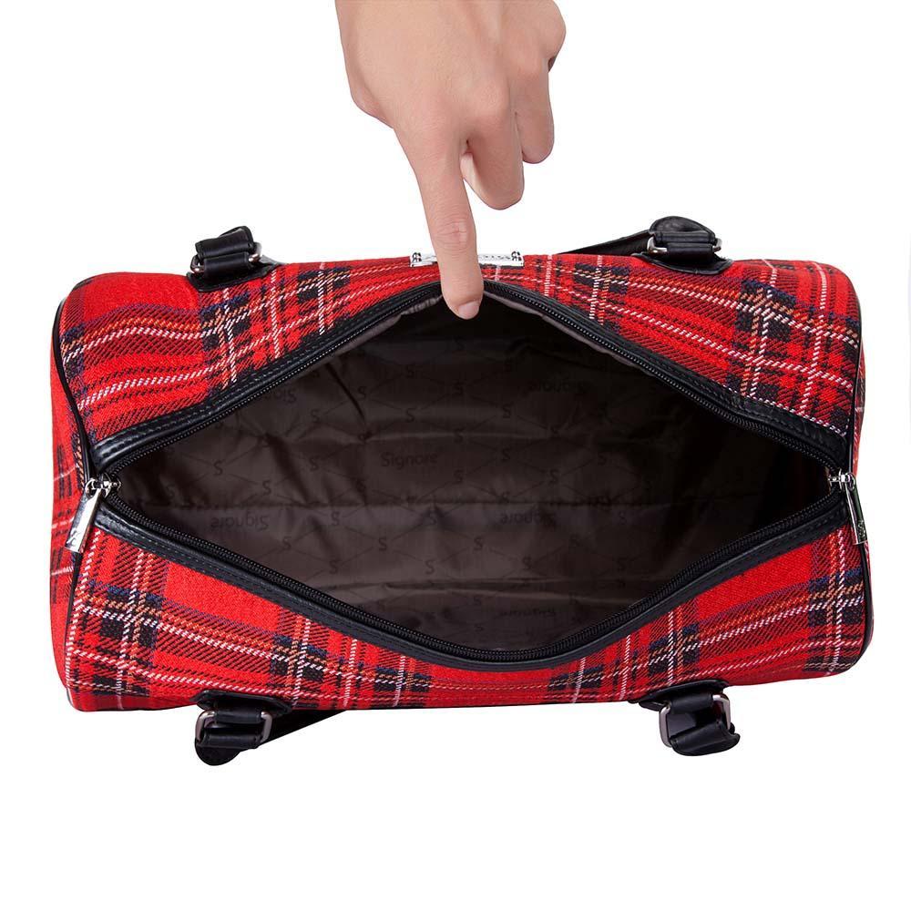 TRAV-RSTT | ROYAL STEWART TARTAN TRAVEL BAG WEEKEND GYM HOLDALL - www.signareusa.com