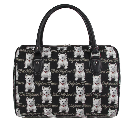 TRAV-WES | WESTIE DOG TRAVEL BAG WEEKEND GYM HOLDALL - www.signareusa.com