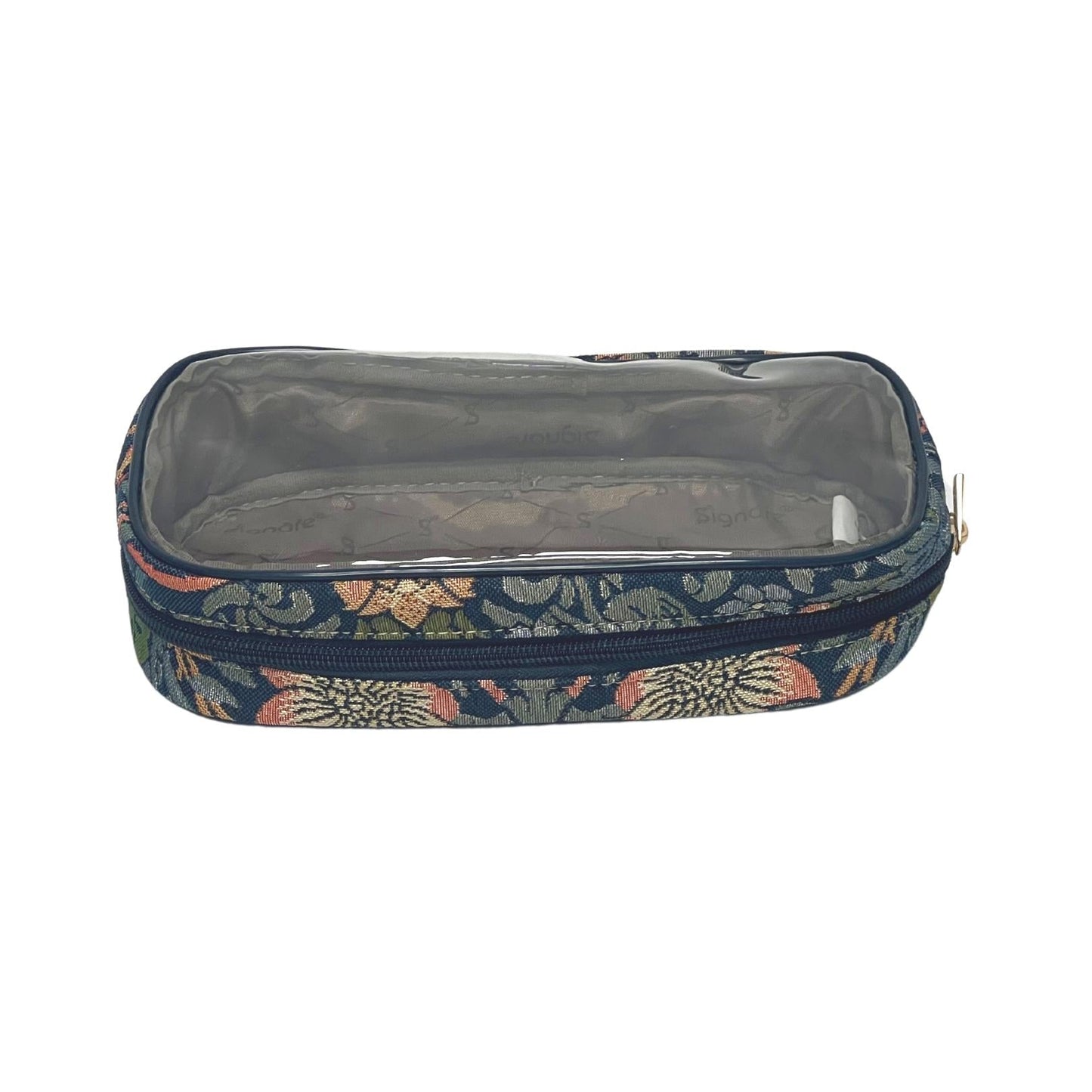 William Morris Strawberry Thief Blue Universal Accessory Case/ Makeup Bag