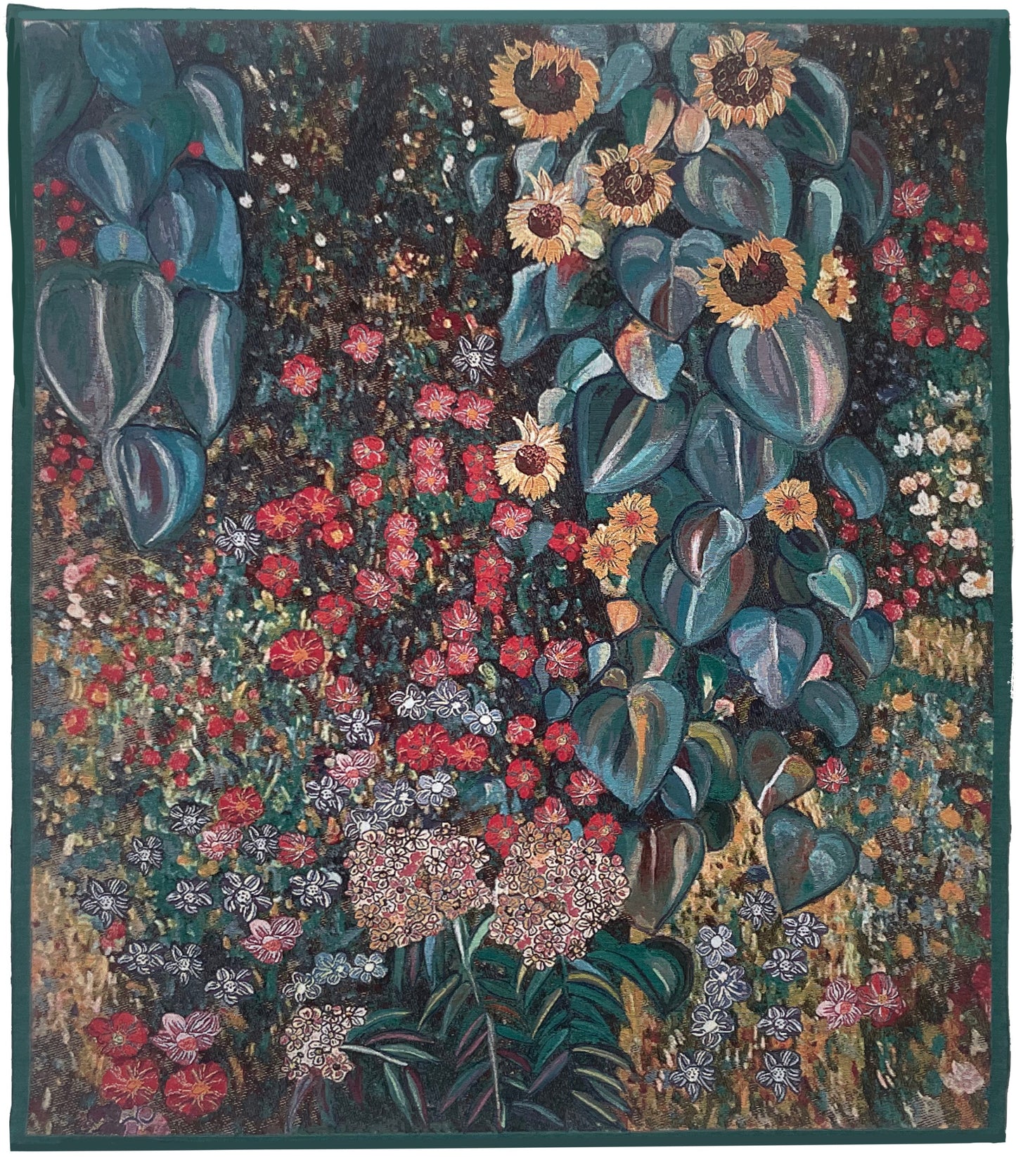 WH-GK-COUNTRYGRD | Gustav Klimt Country Garden Wall Hanging W124 x H142 CM (W49 x H56 INCH)