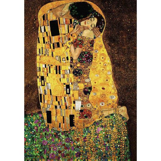 WH-GK-KS | GUSTAV KLIMT THE KISS 35 X 45 " INCH WALL HANGING TAPESTRY ART - www.signareusa.com