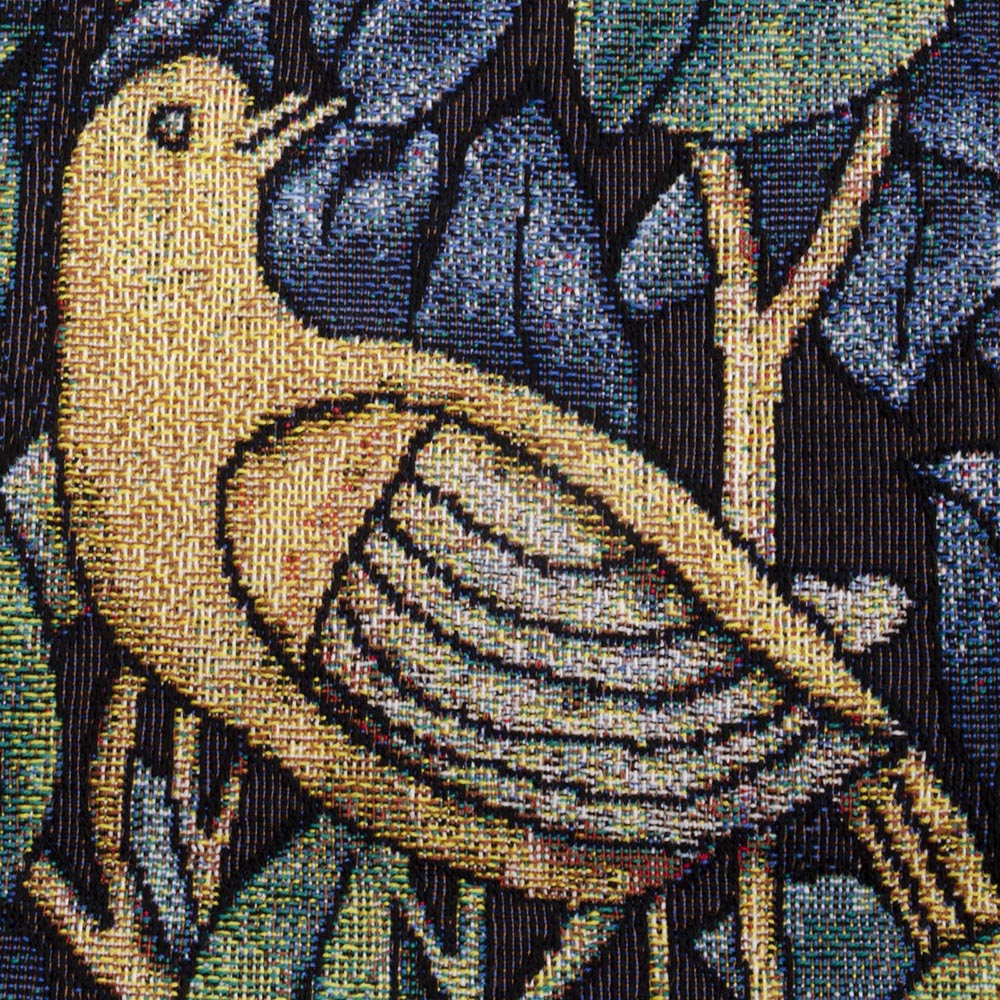 WH-WM-WP | WILLIAM MORRIS WOODPECKER IN THE FRUIT TREE 27 X 55 " INCH WALL HANGING TAPESTRY ART - www.signareusa.com